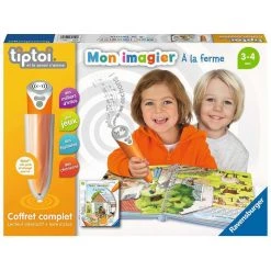 Coupon ❤️ Ravensburger Tiptoi® - Coffret Complet Lecteur Interactif + Livre Imagier A La Ferme 😍