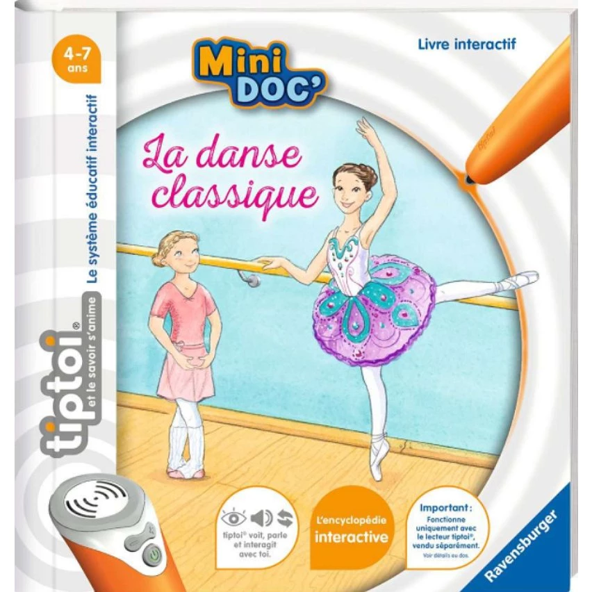 Vente flash ❤️ Ravensburger tiptoi(r) - Mini Doc' - La Danse Classique 😉 3 Vente flash ❤️ Ravensburger tiptoi(r) - Mini Doc' - La Danse Classique 😉