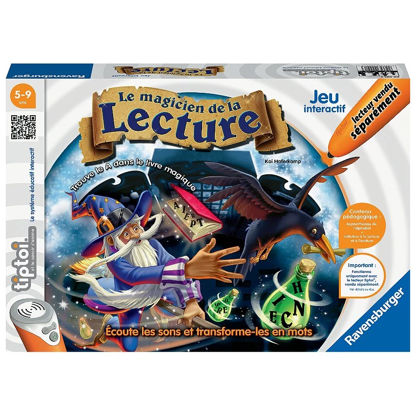 De gros 👍 Ravensburger Tiptoi® - Le Magicien De La Lecture ✨ 4 De gros 👍 Ravensburger Tiptoi® - Le Magicien De La Lecture ✨ – Image 2