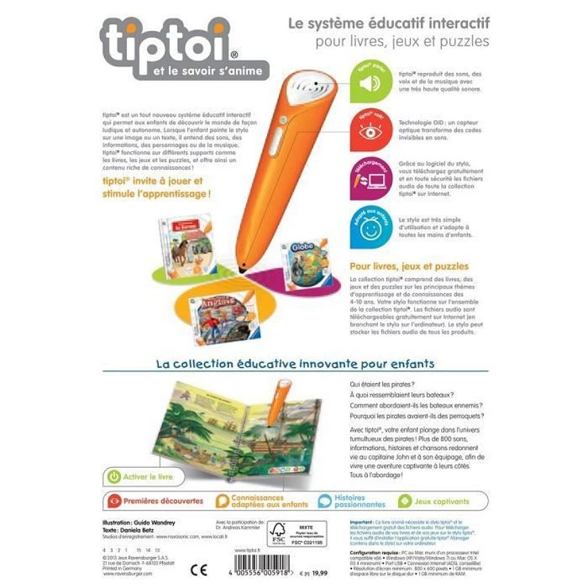 Sortie ❤️ Ravensburger Tiptoi® - Je Découvre Les Pirates - Www ✔️ 4 Sortie ❤️ Ravensburger Tiptoi® - Je Découvre Les Pirates - Www ✔️ – Image 2