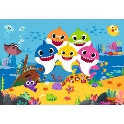 De gros 🔥 Puzzle enfant Ravensburger 2 x 24 pièces Baby Shark et sa famille 🔔 -Ravensburger Soldes Boutique 4005556051243 3