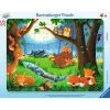 De gros 🎉 Ravensburger Puzzle cadre 30-48 pieces - Les petits animaux sendorment 🎁