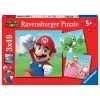 Nouveau 🔥 Ravensburger Puzzles 3X49 P - Super Mario - Super Mario ✔️