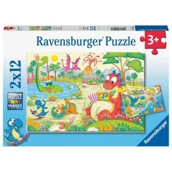 Vente flash 🔔 Ravensburger Mes Dinos Préférés 2X12p 🔔