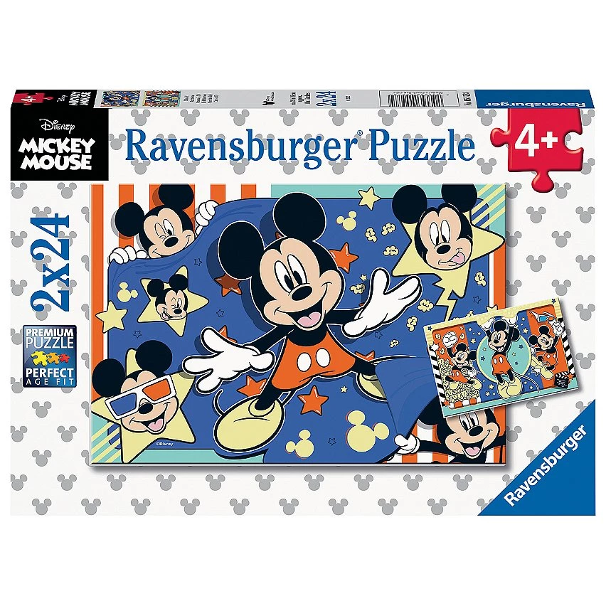 Meilleure affaire 🎉 Ravensburger Puzzles 2X24 P - Au Cinéma / Disney Mickey Mouse - Mickey Mouse 🧨 4 Meilleure affaire 🎉 Ravensburger Puzzles 2X24 P - Au Cinéma / Disney Mickey Mouse - Mickey Mouse 🧨 – Image 2