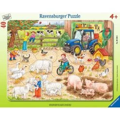Coupon 👏 Ravensburger Puzzle Cadre 30-48 P - A La Ferme 🌟