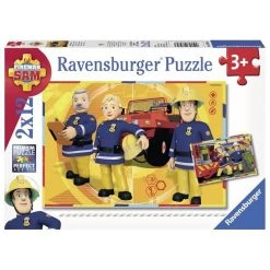 Grosses soldes 🎉 Ravensburger Puzzle 2x12p Sam en intervention Sam le pompier ⭐ -Ravensburger Soldes Boutique 4005556075843 2