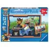 Coupon 🔥 Ravensburger Puzzles 2X12 P - La Pat'patrouille En Action - Paw: Paw Patrol Core 👍