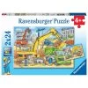 De gros 👍 Ravensburger Puzzles 2x24 p - beaucoup de travail sur le chantier 👏 -Ravensburger Soldes Boutique 4005556078004 1