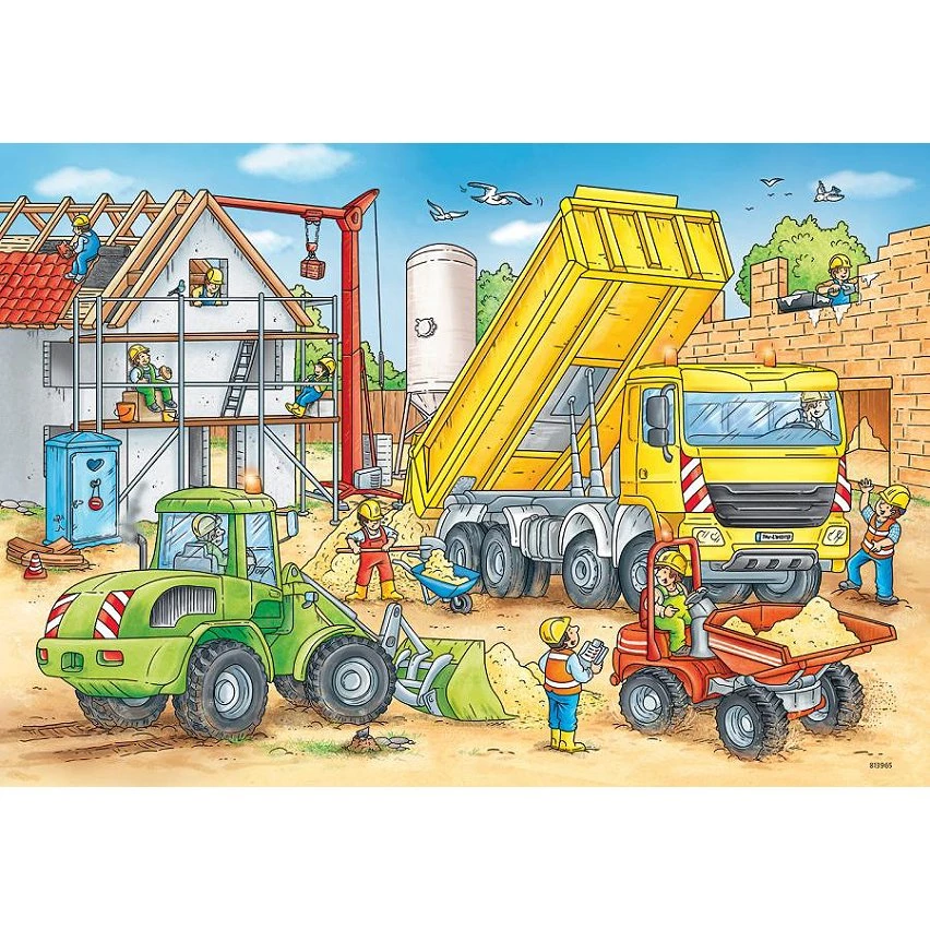 De gros 👍 Ravensburger Puzzles 2x24 p - beaucoup de travail sur le chantier 👏 4 De gros 👍 Ravensburger Puzzles 2x24 p - beaucoup de travail sur le chantier 👏 – Image 2