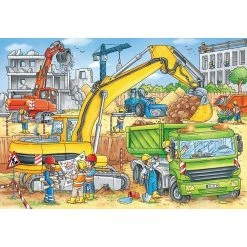 De gros 👍 Ravensburger Puzzles 2x24 p - beaucoup de travail sur le chantier 👏 8 De gros 👍 Ravensburger Puzzles 2x24 p - beaucoup de travail sur le chantier 👏 -Ravensburger Soldes Boutique 4005556078004 3
