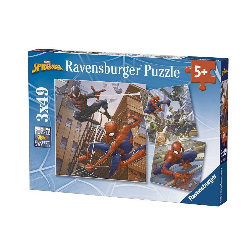 Remise ❤️ Ravensburger Puzzles 3X49 P - Spider-Man En Action - Spiderman 🥰 3 Remise ❤️ Ravensburger Puzzles 3X49 P - Spider-Man En Action - Spiderman 🥰