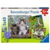 Grosses soldes 😉 Ravensburger Puzzles 3x49 pièces - Chatons tigrés ✨ -Ravensburger Soldes Boutique 4005556080465 1