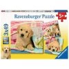 Grosses soldes 🧨 Ravensburger Puzzles 3X49 P - Mignons Petits Chiots 🔔 -Ravensburger Soldes Boutique 4005556080656 1