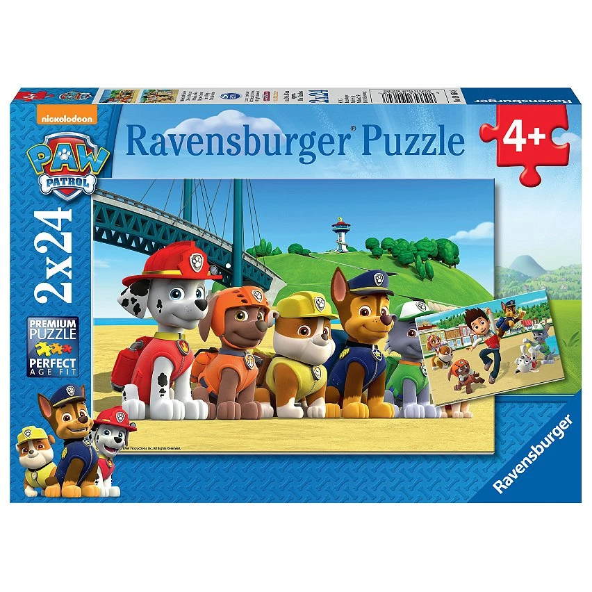 Coupon 🎁 Ravensburger Puzzles 2X24 P - Chiens Héroïques / Pat'patrouille - Paw: Paw Patrol Core 🌟 4 Coupon 🎁 Ravensburger Puzzles 2X24 P - Chiens Héroïques / Pat'patrouille - Paw: Paw Patrol Core 🌟 – Image 2