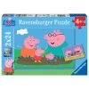Bon marché 😀 Ravensburger Puzzles 2X24 P - La Vie De Famille / Peppa Pig - Pp: Peppa Pig 🔥 -Ravensburger Soldes Boutique 4005556090822 1