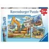Nouveau ✨ Ravensburger Puzzles 3x49 pièces - Grands véhicules de construction ✔️ -Ravensburger Soldes Boutique 4005556092260 1