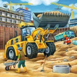 Nouveau ✨ Ravensburger Puzzles 3x49 pièces - Grands véhicules de construction ✔️ -Ravensburger Soldes Boutique 4005556092260 2
