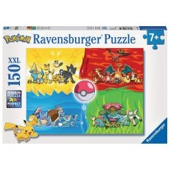 Coupon ❤️ Ravensburger Puzzle 150 P Xxl - Les Différents Types De Pokémon - Pokemon 🌟 -Ravensburger Soldes Boutique 4005556100354 2