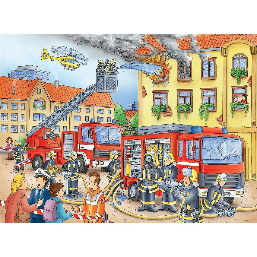 Meilleure affaire 🌟 Ravensburger Puzzle 100 P Xxl - Nos Pompiers ⌛ 4 Meilleure affaire 🌟 Ravensburger Puzzle 100 P Xxl - Nos Pompiers ⌛ – Image 2