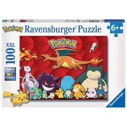 Meilleur prix 😉 Ravensburger Puzzle 100 P Xxl - Mes Pokémon Préférés - Pokemon 🎉 -Ravensburger Soldes Boutique 4005556109340 2