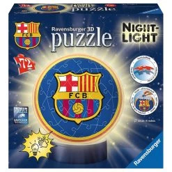 Acheter 😀 Ravensburger Puzzle 3D rond 72 p illuminé - FC Barcelone 👏