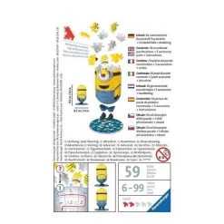 Budget 🛒 Ravensburger Puzzle 3D forme 54p - Minions 2 🌟 -Ravensburger Soldes Boutique 4005556111992 4