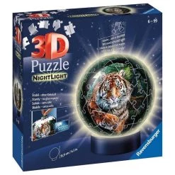 Bon marché 🔔 Ravensburger Puzzle 3D Ball 72 p illumine - Les grands felins 😉
