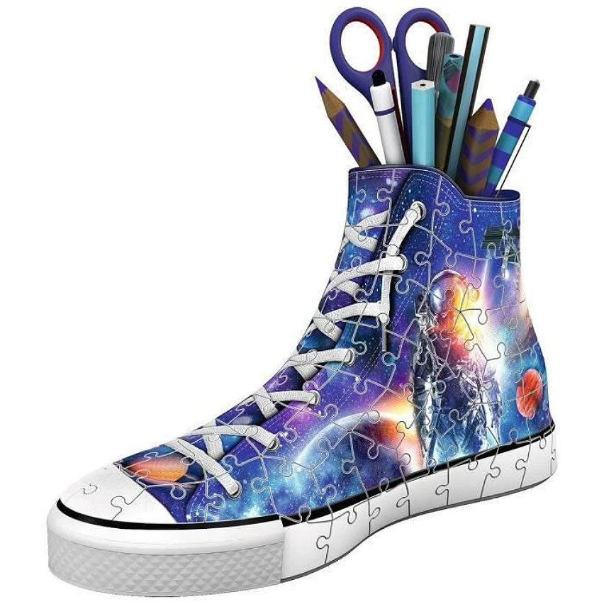 De gros 🛒 Puzzle 3D 👟 Sneaker - Les astronautes - Ravensburger - Puzzle 3D enfant - sans colle - Pot a crayons 108 pieces - Des 8 ans 👏 4 De gros 🛒 Puzzle 3D 👟 Sneaker - Les astronautes - Ravensburger - Puzzle 3D enfant - sans colle - Pot a crayons 108 pieces - Des 8 ans 👏 – Image 2