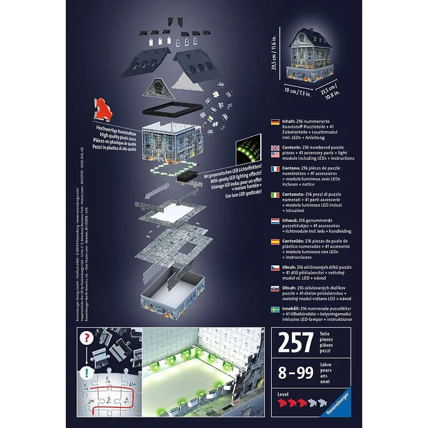 Meilleure affaire 👍 Ravensburger Puzzle 3D Maison hantée d'Halloween 👍 4 Meilleure affaire 👍 Ravensburger Puzzle 3D Maison hantée d'Halloween 👍 – Image 2