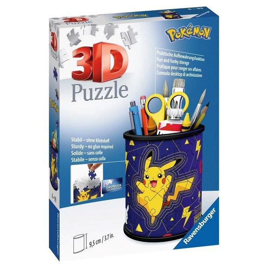 Bon marché ⭐ Ravensburger Puzzle 3D Pot À Crayons - Pokémon - Pokemon 🎁 3 Bon marché ⭐ Ravensburger Puzzle 3D Pot À Crayons - Pokémon - Pokemon 🎁