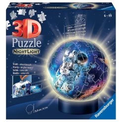 Vente flash 😀 Ravensburger Puzzle 3D Ball 72 P Illuminé - Les Astronautes 😍
