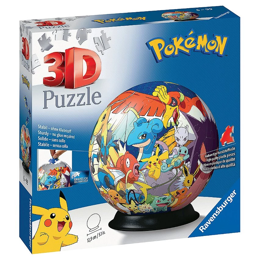 Acheter 🧨 Ravensburger Puzzle 3D Rond 72 P - Pokémon - Pokemon 😉 3 Acheter 🧨 Ravensburger Puzzle 3D Rond 72 P - Pokémon - Pokemon 😉