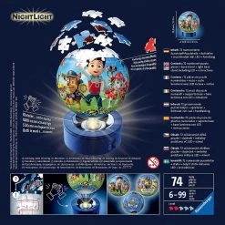 Meilleur prix ✨ Ravensburger Puzzle 3D Ball 72 P Illuminé - Pat'patrouille - Paw: Paw Patrol Core 👍 10 Meilleur prix ✨ Ravensburger Puzzle 3D Ball 72 P Illuminé - Pat'patrouille - Paw: Paw Patrol Core 👍 -Ravensburger Soldes Boutique 4005556118427 4