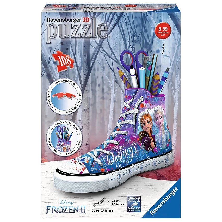 Le moins cher ⭐ Ravensburger Puzzle 3D 👟 Sneaker - Disney La Reine des Neiges 2 👏 3 Le moins cher ⭐ Ravensburger Puzzle 3D 👟 Sneaker - Disney La Reine des Neiges 2 👏