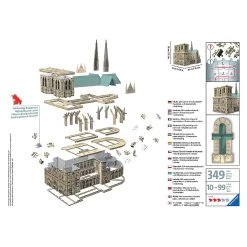 Meilleure vente 👍 Ravensburger Puzzle 3D Notre-Dame De Paris 🛒 -Ravensburger Soldes Boutique 4005556125234 3
