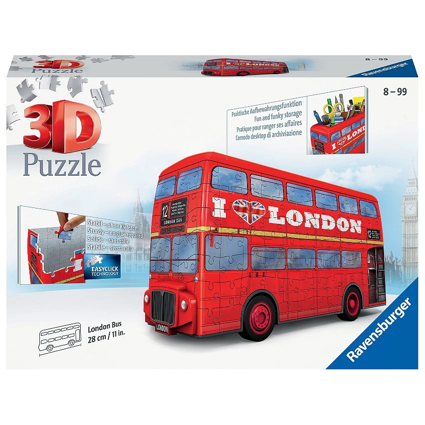 Sortie 🎁 Ravensburger Puzzle 3D Bus Londonien 🥰 4 Sortie 🎁 Ravensburger Puzzle 3D Bus Londonien 🥰 – Image 2