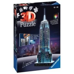 Grosses soldes 🛒 Ravensburger Puzzle 3D Empire State Building illuminé 😍