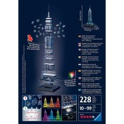 Grosses soldes 🛒 Ravensburger Puzzle 3D Empire State Building illuminé 😍 -Ravensburger Soldes Boutique 4005556125661 3