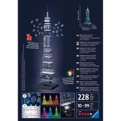 Grosses soldes 🛒 Ravensburger Puzzle 3D Empire State Building illuminé 😍 -Ravensburger Soldes Boutique 4005556125661 5