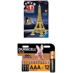 Promo ❤️ Ravensburger Puzzle 3D Tour Eiffel Illuminée 💯