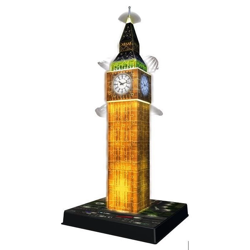 Meilleure vente ❤️ Ravensburger Puzzle 3D Big Ben illuminé ✔️ 5 Meilleure vente ❤️ Ravensburger Puzzle 3D Big Ben illuminé ✔️ – Image 3