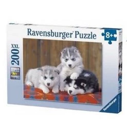 Meilleur prix 💯 Ravensburger Puzzle XXL 200p Mignons Huskies 😍 -Ravensburger Soldes Boutique 4005556128235 2