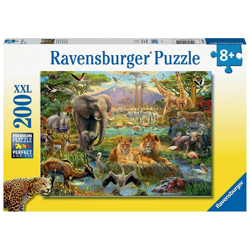 Le moins cher 🛒 Ravensburger Puzzle 200 P Xxl - Animaux De La Savane 😉 4 Le moins cher 🛒 Ravensburger Puzzle 200 P Xxl - Animaux De La Savane 😉 – Image 2
