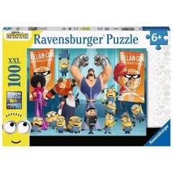 De gros 🥰 Ravensburger Puzzle 100 P Xxl - Gru Et Les Minions / Minions 2 - Minions 🌟 -Ravensburger Soldes Boutique 4005556129157 3