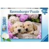 Budget 🔥 Ravensburger Puzzle 300 P Xxl - Mignons Chiots Dans La Corbeille ❤️