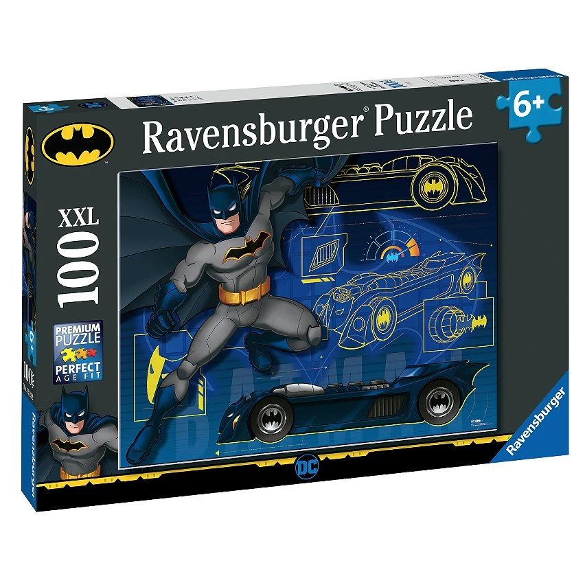 Remise ⭐ Ravensburger Puzzle 100 P Xxl - La Batmobile / Batman - Batman 🔔 4 Remise ⭐ Ravensburger Puzzle 100 P Xxl - La Batmobile / Batman - Batman 🔔 – Image 2