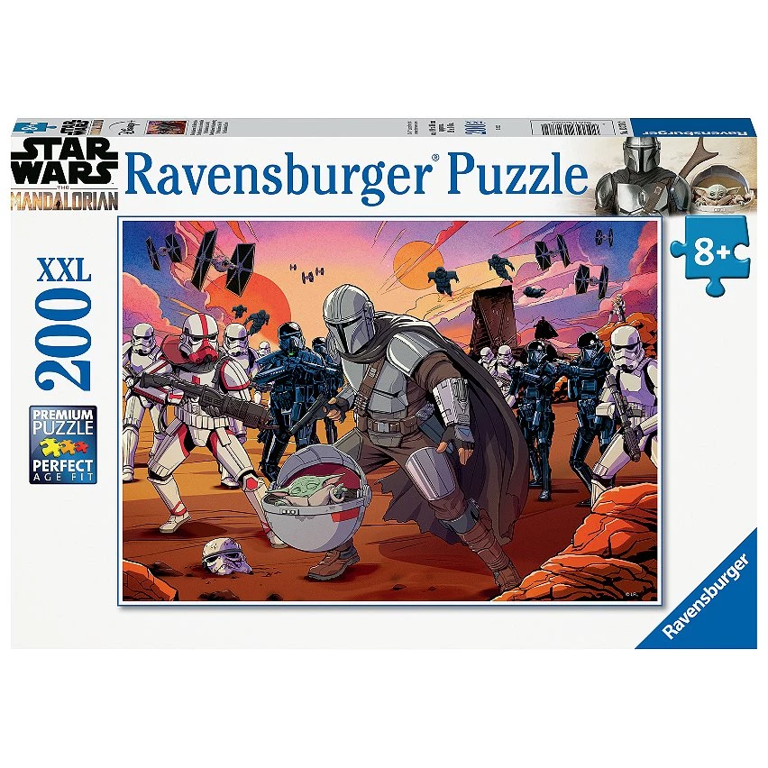 Remise 👍 Ravensburger Puzzle 200 P Xxl - La Confrontation / Star Wars The Mandalorian - Sw: Classic 🛒 4 Remise 👍 Ravensburger Puzzle 200 P Xxl - La Confrontation / Star Wars The Mandalorian - Sw: Classic 🛒 – Image 2