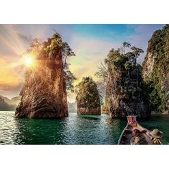 Budget 🔥 Ravensburger Puzzle 1000 P - Lac De Cheow Lan, Thaïlande 👍 -Ravensburger Soldes Boutique 4005556139682 3
