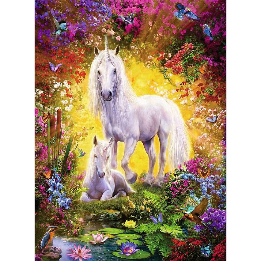 Meilleur prix ❤️ Ravensburger Puzzle 500 pièces - La licorne et son poulain ⭐ 4 Meilleur prix ❤️ Ravensburger Puzzle 500 pièces - La licorne et son poulain ⭐ – Image 2